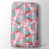 Abstract Colourful Floral Digital Printed Fabric Material For Kurti Wholesale